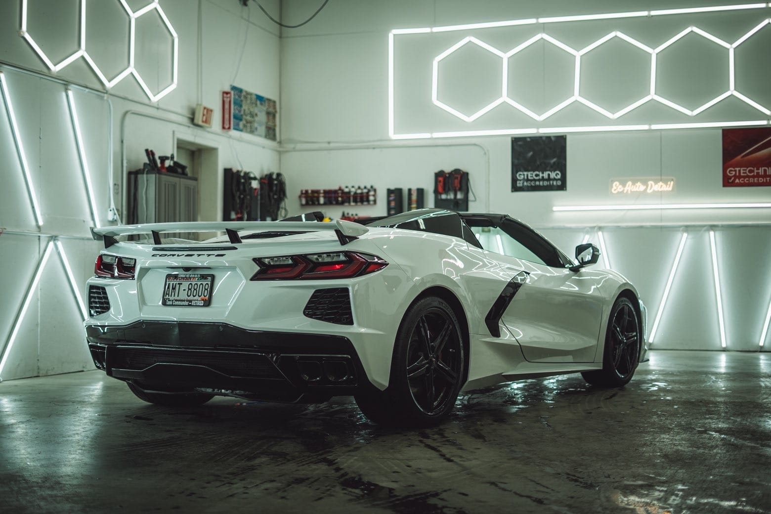 Paint protection film work at Eau Claire Auto Detail