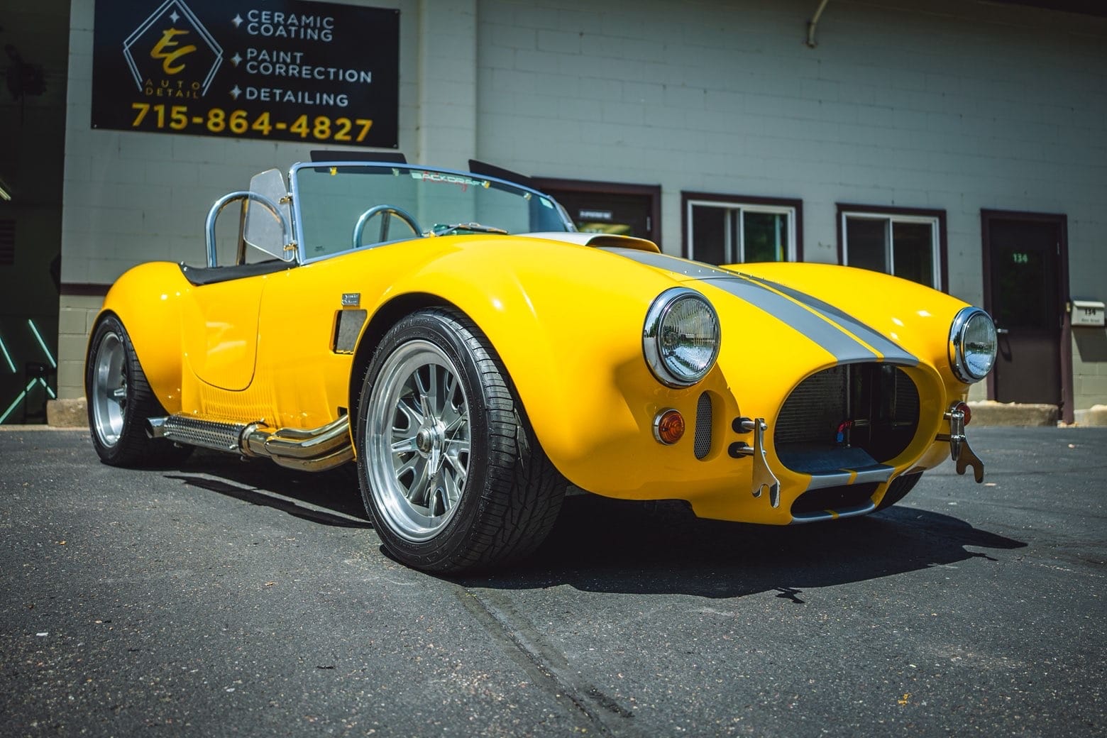 Paint protection film work at Eau Claire Auto Detail
